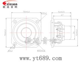 78mm藍(lán)牙音箱中音喇叭成品圖