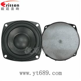 3寸25芯20瓦外磁中低音喇叭正反面 2.5寸5瓦全頻喇叭正反面