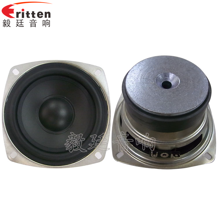 4寸3歐重低音喇叭正反面 4寸高端品牌重低音喇叭正反面