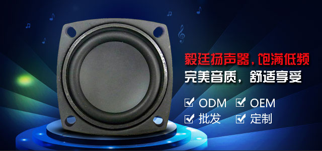 毅廷揚聲器，飽滿低頻